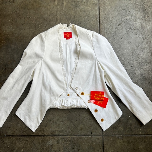 Vivienne Westwood 1,340$ Red Label New w/ Tags Beautiful Embellished Jacket - Picture 16 of 16